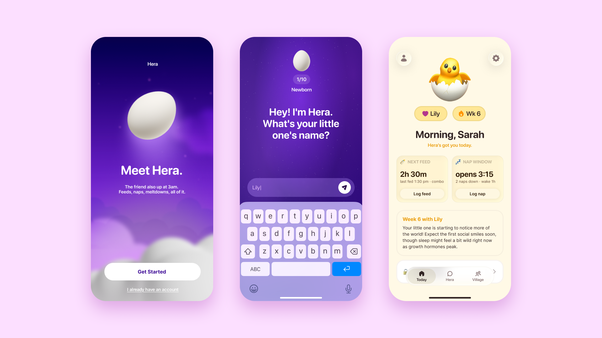 Hera — screens